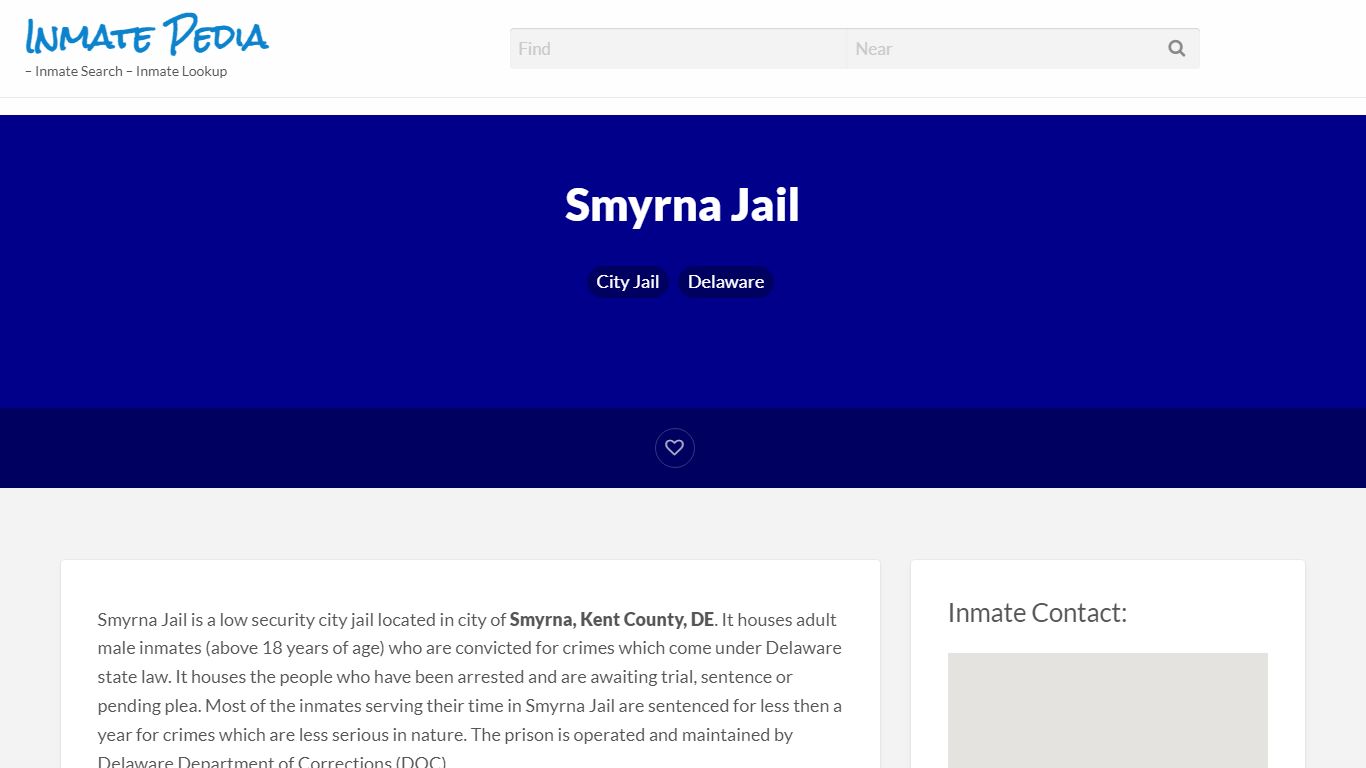 Smyrna Jail – Inmate Pedia – Inmate Search – Inmate Lookup